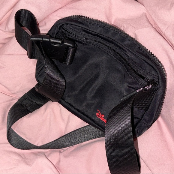 lululemon athletica Black Belt Bag with Mickey Mouse Design - Picture 3 of 4